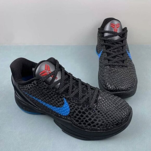 Zoom Kobe 6 'Dark Knight' Black Blue Men's - Picture 4 of 7